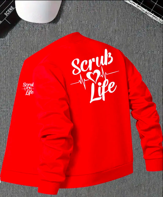 Plus Size Scrub Life Spring Jacket