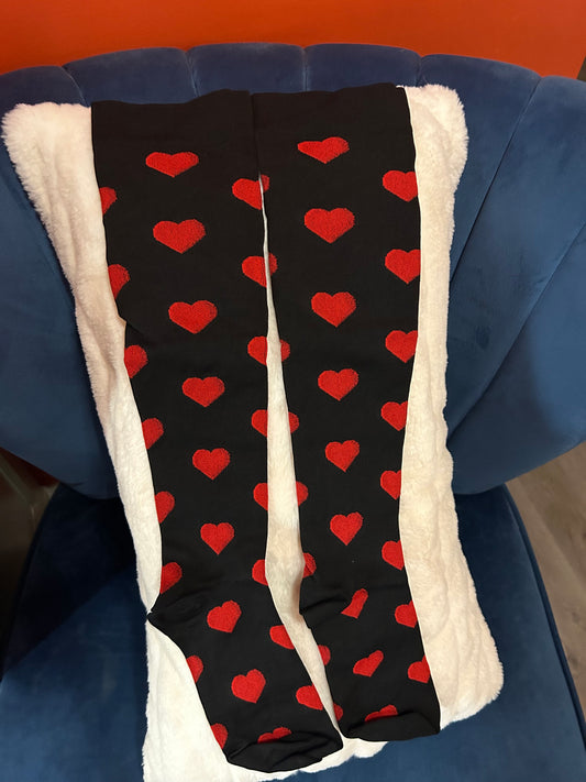 Hearts Compression Socks