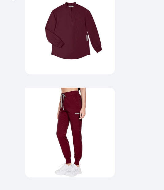 2pc long sleeve jogger set