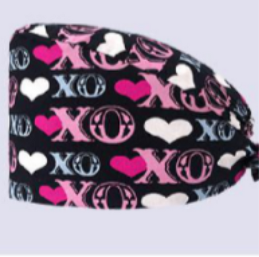 Hearts and Love surgical cap